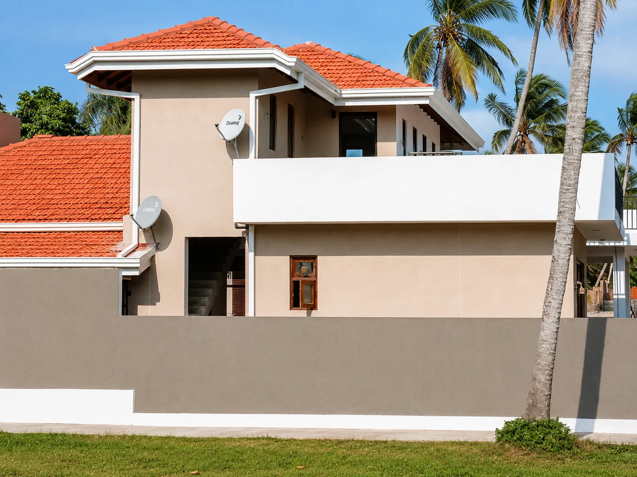 Exterior finishing project in Ahangama