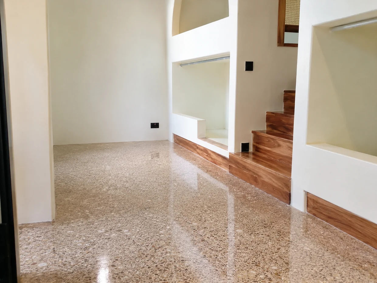 Terrazzo interior finishing project in Ahangama
